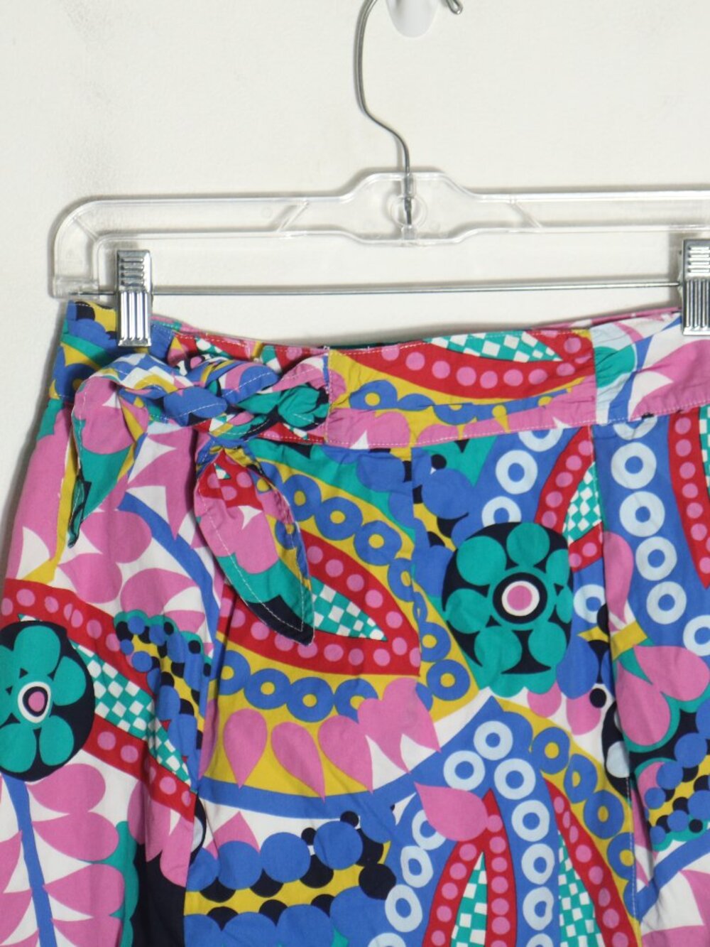 J Crew Tie Back Tulip‎ Pencil Skirt Ratti Kaleidoscope Floral 4 Colorful Preppy - Picture 4 of 5